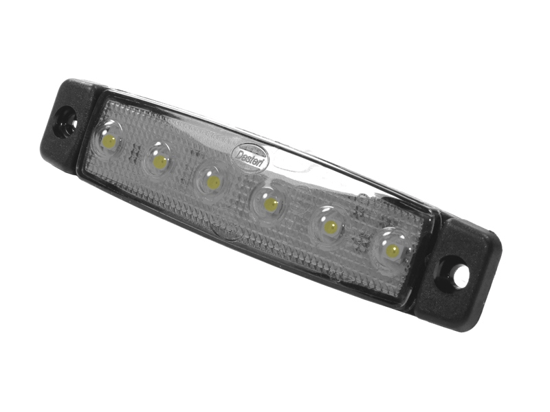 Dasteri 6 LED Begrenzungsleuchte weiß für 24 Volt - LKW-Beleuchtung - Anhängerbeleuchtung - EAN: 6090541019047