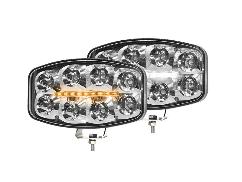 Strands Delta Scheinwerfer oval - All Day Led - für 12&24V