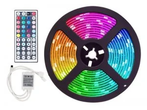 RGB LED Streifen 12 Volt ohne Silikonschicht - für Auto, Anhänger, Wohnmobil, Boot und mehr - EAN: 6090430463432