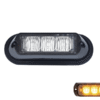 TruckLED LED Blitz mit 3 LED's - Farbe: ORANGE - LED Warnleuchte mit 5 Meter Anschlusskabel - EAN: 2000019063455