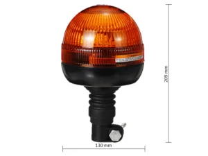 TruckLED LED beacon with flexible rod mounting - suitable for 12 & 24 volt use - EAN: 2000010053407
