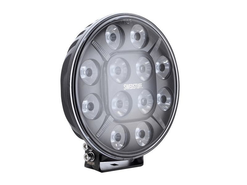 Swedstuff LDL-04 full LED verstraler rond - 9 inch - voor 12 en 24 volt gebruik - EAN: 7323030185763