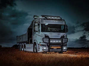 Scania Next Gen mit Siberia LED Stange 42'' zweireihig - 412w - EAN: 7323030183820
