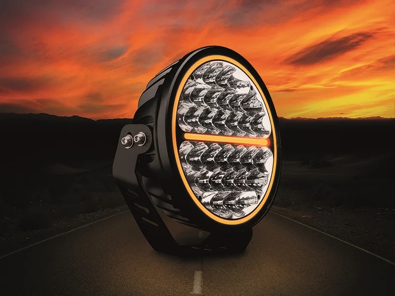 LED driving light with position light