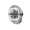 Hella Luminator full LED Scheinwerfer mit LED Positionsleuchte - für 1224 volt - Artikelnummer Hella: 1F8 016 560-031 - Gehäuse: Chrom