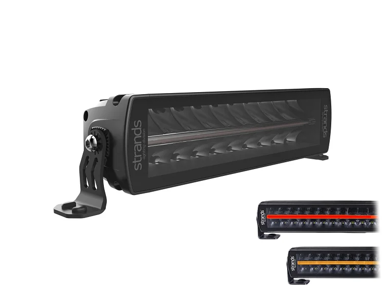 Strands Siberia RED TIGER LED bar 100W double row 12 inch - LED bar for 12 and 24 volts - with brake light and flashing light - EAN: 7323030185794