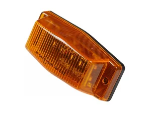 Nedking LED dubbelbrander oranje - voorzien van 8 LED's - enkel geschikt voor 24 volt gebruik - vrachtwagen en trailer verlichting - EAN: 6090428597583