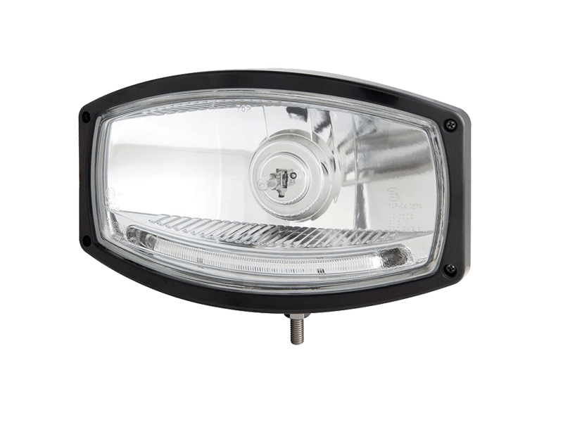 half acht Lijm Productiviteit Verstraler 1600 zwart - All Day Led - met LED stadslicht 12/24 Volt