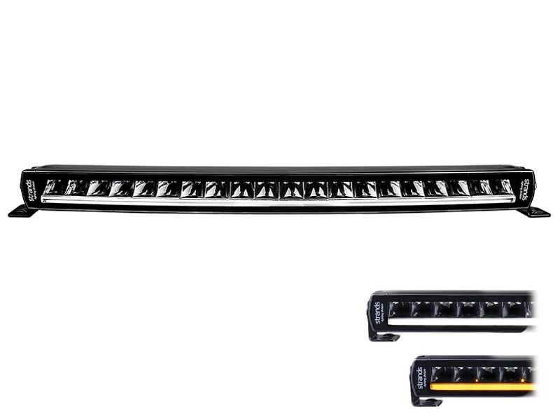 Siberia LED bar 22 inch - curved - voor 12 en 24 volt gebruik - LED bar auto, vrachtwagen, camper, caravan en meer - EAN: 7323030186241