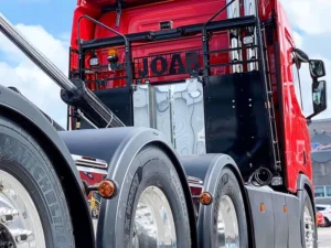 LKW mit WAŚ LED Einheit rot - passend für dänische Standlicht - Strands Viking Modell - EAN: 5901323106606