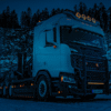 Scania mit WAŚ LED Einheit orange - geeignet für dänische Umrissleuchte - Strands Viking Modell - EAN: 5901323106637