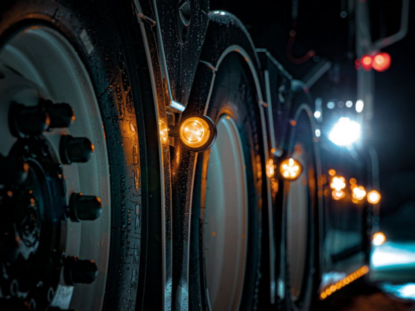 LKW mit WAŚ LED-Einheit orange - passend für dänische Standlicht - Strands Viking-Modell - EAN: 5901323106637