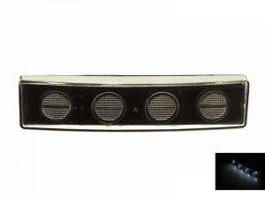 Boreman LED top lamp white Scania 4 and R series - to be mounted in the sun visor with original plug - EAN: 5391528110834