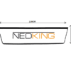 Nedking LED Sign Scania Next Gen - Geeignet für Scania Next Gen R - S Highline 116*23 cm - 24 Volt nur für den Gebrauch
