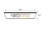 Nedking LED lichtplaat Scania Next Gen - Geschikt voor Scania Next Gen R - S Highline 135*21 cm - 24 volt only