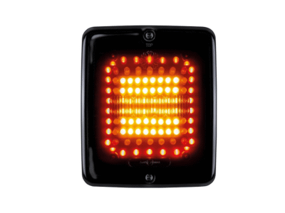 Strands IZE LED 3 kammer Rücklicht - Dark Knight - geeignet für 24 Volt Betrieb - EAN: 7323030187866