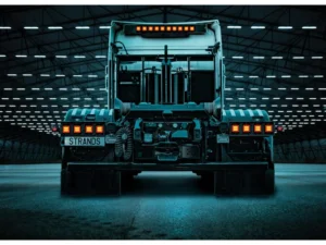 IZE LED multi-chamber taillight from Strands Mounted on a Scania - ENABLED