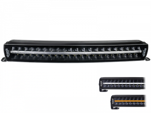 Siberia LED bar 22 inch - double row curved - for 12 and 24 volt use - LED bar car, truck, camper, caravan and more - EAN: 7323030186289