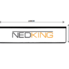 Nedking LED Sign XL Scania Next Gen - Geeignet für Scania Next Gen R - S Highline 180*27 cm - nur 24 Volt
