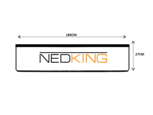 Nedking LED light plate XL Scania Next Gen - Suitable for Scania Next Gen R - S Highline 180*27 cm - 24 volt only