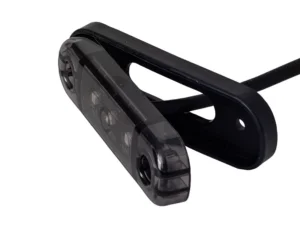Strands Dark Knight Markierungsleuchte weiß mit 3 LED's - geeignet für 12 & 24 Volt - für Auto, Anhänger, LKW, Anhänger, Wohnmobil und mehr - EAN: 7323030187101