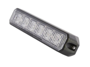 Strands LED strobe WHITE - LED warning lamp with 6 LED's - suitable for 12 and 24 volt use - EAN: 7323030183080