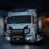 Scania Next Gen LKW mit LED Scheinwerfer von Strands - LED Lampe mit dunklem Glas - EAN: 7350133810308