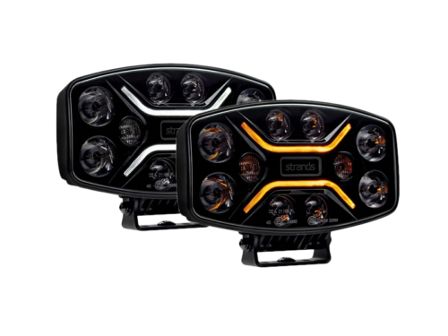 Strands Dark Knight Insane LED high beam with flash - for 12 & 24 volt use - EAN: 7350133810308