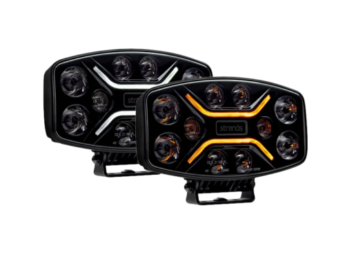 Strands Dark Knight Insane LED verstraler met flitser - voor 12 & 24 volt gebruik - EAN: 7350133810308