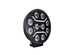 Strands Dark Knight Intense 9 inch LED spotlight - with orange and white LED parking light - for 12 & 24 volt use - EAN: 7350133816379