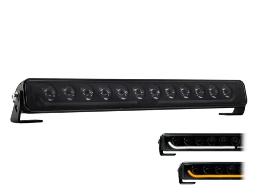 Strands Dark Knight Identity 20 inch LED bar - met oranje en wit LED stadslicht - voor 12 & 24 volt gebruik - EAN: 7350133816300