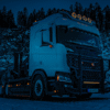 Scania Next Gen LKW mit Strands LED Scheinwerfer - Siberia OUTLAW 32 Zoll