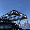 Roof rack with various LED lights including the Strands Siberia Scene SL LED light - EAN: 7323030185411