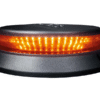 Strands Cruise Light LED Rundumleuchte mit orangefarbenem Glas – geeignet für 12 und 24 volt Betrieb – mit ECE R65-Prüfzeichen – EAN: 7350133811442