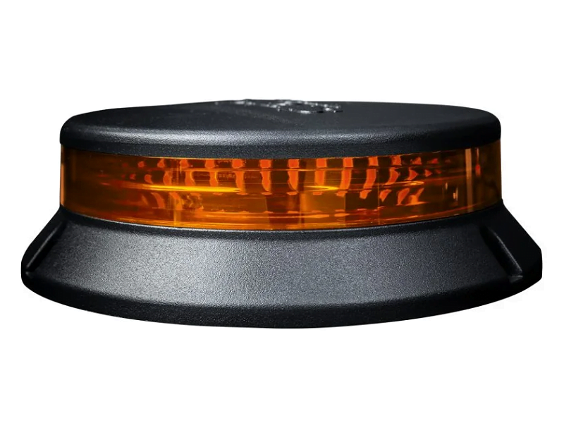 Strands Cruise Light LED Rundumleuchte mit orangefarbenem Glas - geeignet für 12 und 24 Volt Betrieb - mit ECE R65 Prüfzeichen - EAN: 7350133811442