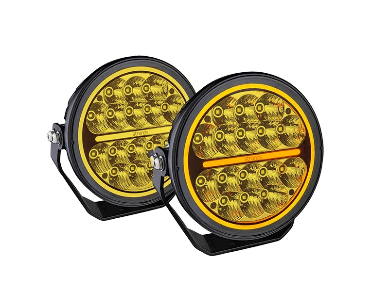 Strands Siberia Bush Ranger 7 inch - high beam for 12 and 24 volt use with YELLOW glass - EAN: 7323030185336