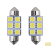 Festoon LED Röhrenlampe 36mm für 24 Volt Betrieb - Farbe 3000K warm weiß Halogenfarbe - EAN: 6090542299271