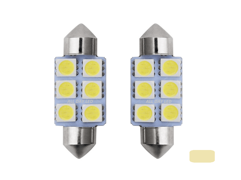 Festoon LED warm wit 36mm 24V - All Day - LED buislamp 24 volt