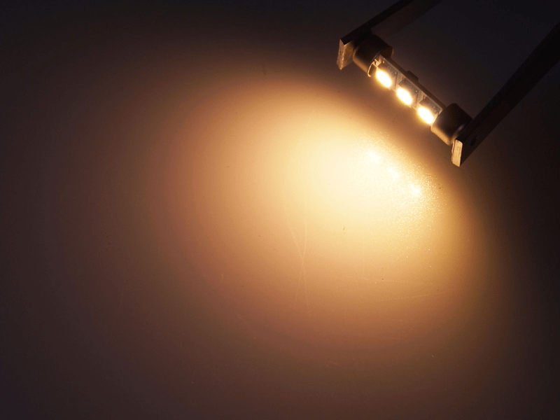 1x Led - Lampe Soffitte 42mm - 44mm C5W Höflichkeitslichter und  Kennzeichenbeleuchtung | 6500K Weißes Eis