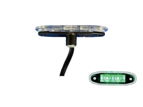 Boreman Easy Fit LED lamp GROEN - geschikt voor 12 & 24 volt gebruik - EAN: 5391528111329