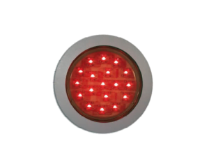 Dasteri LED Innenleuchte rot mit 18 LED - geeignet für 24 Volt Betrieb - Innenleuchte LKW - LED Spot LKW Kabine - EAN: 6090545267277