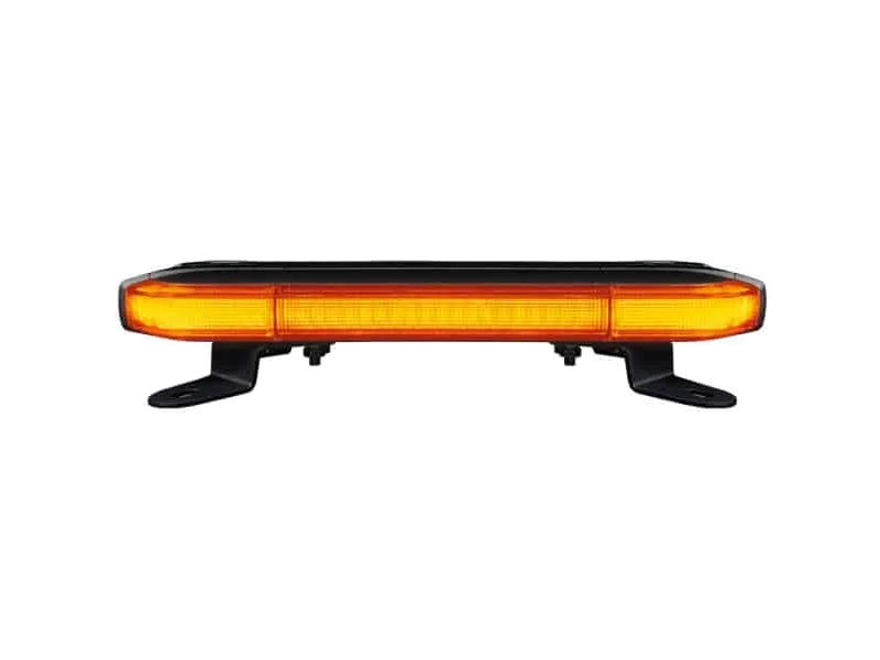 Dak zwaailamp / lichtbalk - ORANJE - 24 LED - 12 / 24V - 28cm 