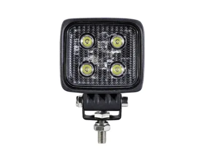 NWpangu Led-werklamp, 11,5 cm, led-schijnwerper met blauwe Angel Eyes, 12 V, 24 V, waterdicht, mistlampen, voor 4 x 4 auto, vrachtwagen, tractor, SUV, 4 stuks