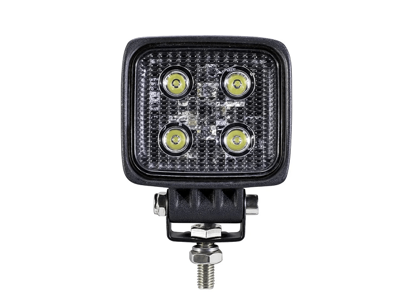 Strands mini LED work lamp 12W - with 5 meter connection cable - small LED work lamp for car, camper, trailer, truck, tractor and more - light output 1080 Lumen!! -EAN: 7323030179878