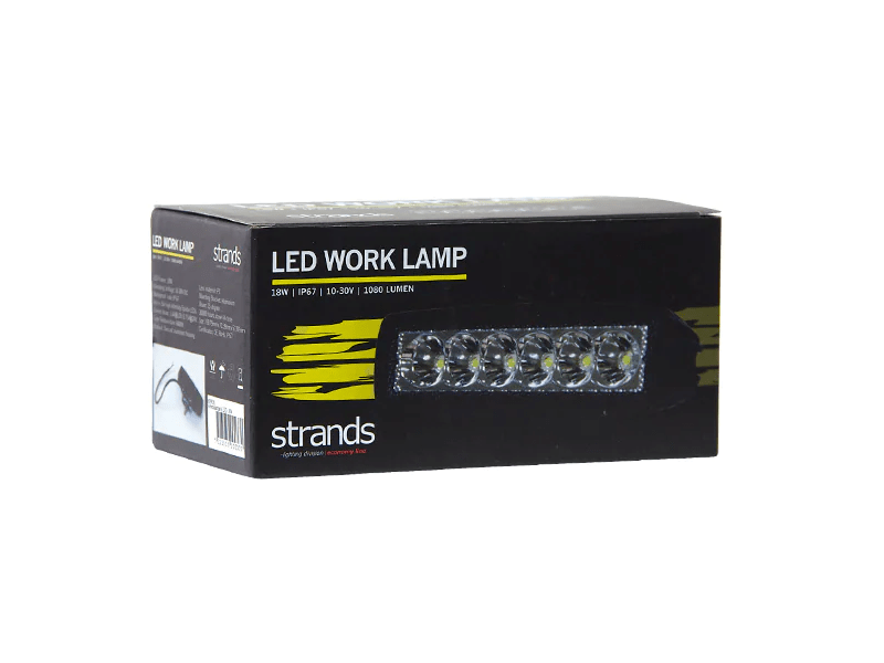 Arbeitsscheinwerfer LED Rund 120 mm 6 SMD LEDS 18W 30V