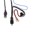 Strands Kabelsatz mit 1x DT2 Stecker - mit 12V Relais für 40 Ampere - EAN: 7323030180089