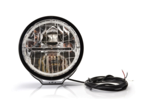 WAŚ W116 full LED spotlight with LED parking light RING for 12 & 24 volt use - EAN: 5901323125232