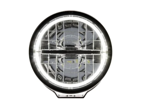 WAŚ W116 full LED spotlight with LED parking light RING for 12 & 24 volt use - EAN: 5901323125232