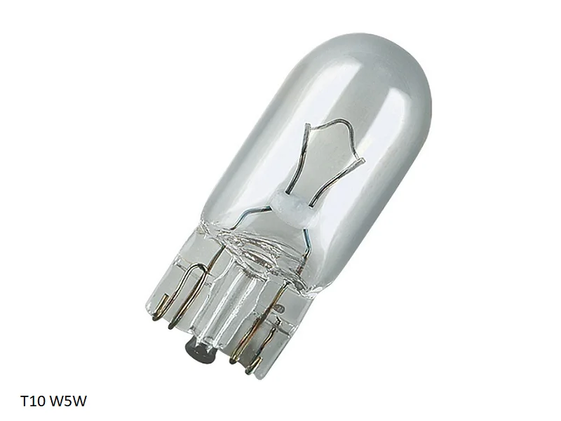 T10 W5W 24V LED Bulb – Glass Base Interior & License Plate Light, 24 Volt