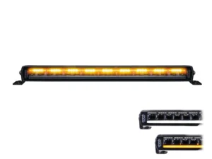 Strands Siberia Night Guard single row 20inch - LED bar 20'' with standlight and built-in flash - for 12 & 24 volt use - LED spotlight car, truck, camper, tractor and more - EAN: 7323030189600